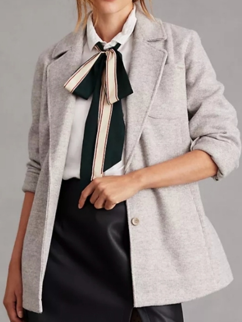 Pilcro Blazer Jacket Sze Medium Anthropologie Oversized Academia Business Casual